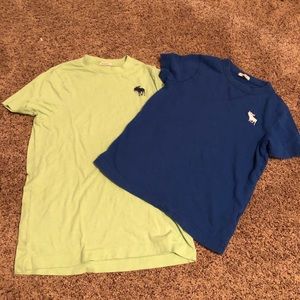 2 abercrombie kids shirts